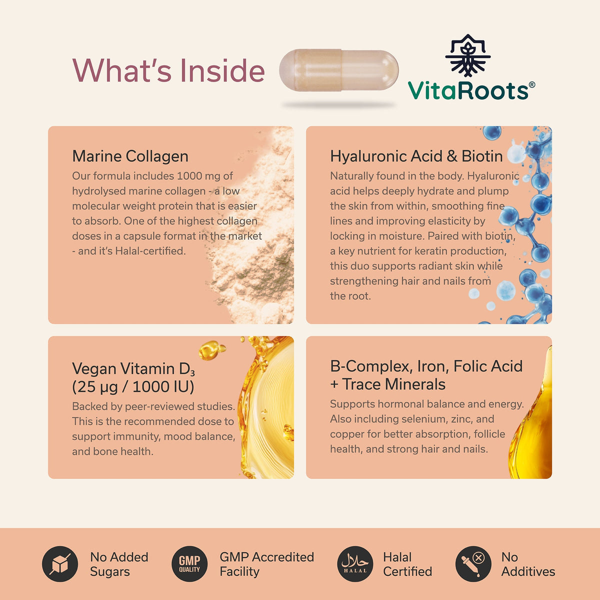 Vitaroots Inner Beauty Multivitamin Capsules