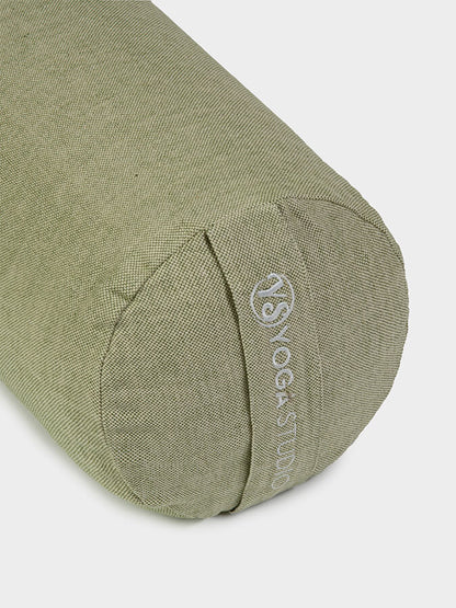 Yoga Studio Organic Buckwheat Two Toned Meditation Bolster