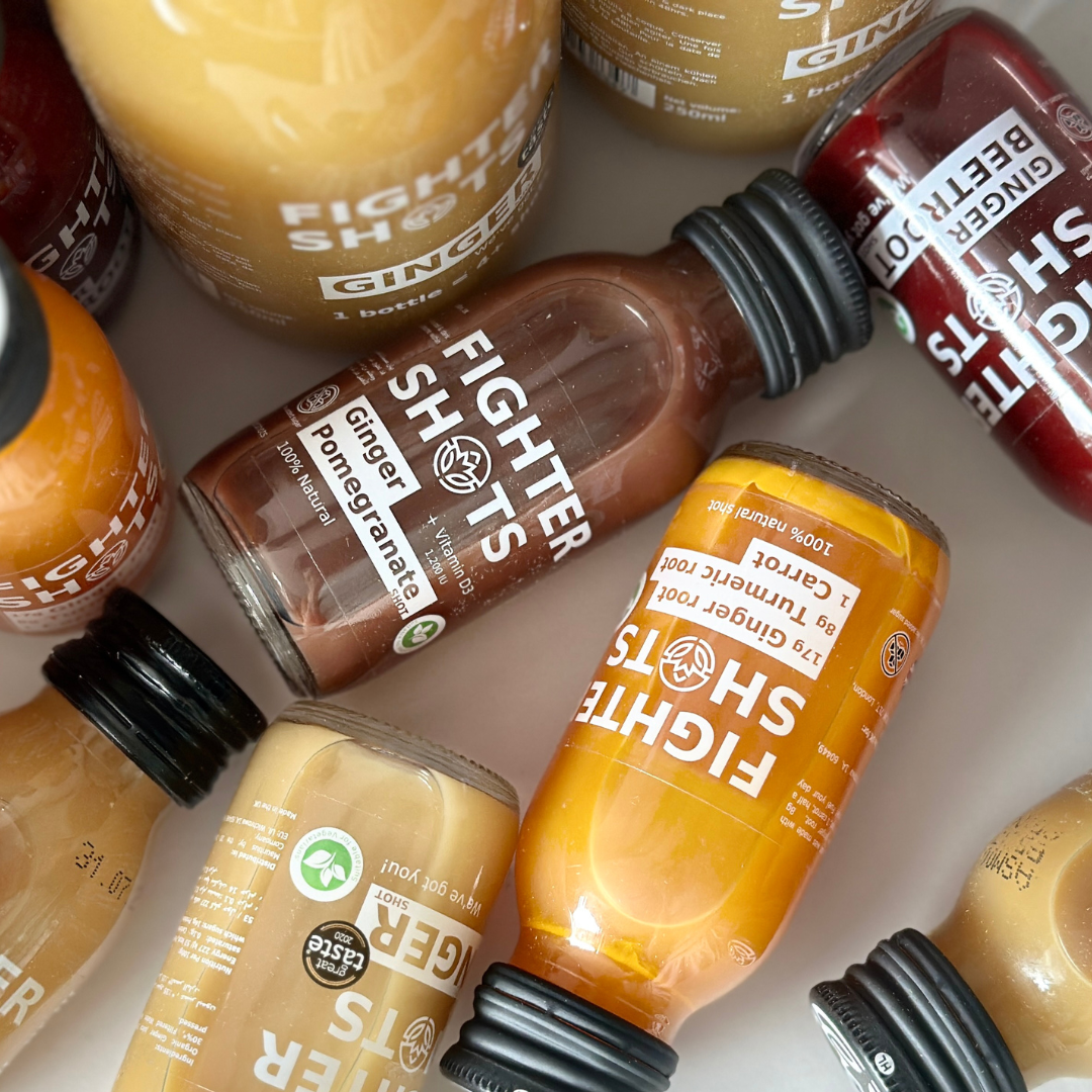 Fighter Shots Ginger, Pomegranate & Vitamin D3 60ml