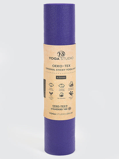 Yoga Studio Oeko-Tex Long & Wide Yoga Mat – Extra Space & Cushioning | 4.5mm
