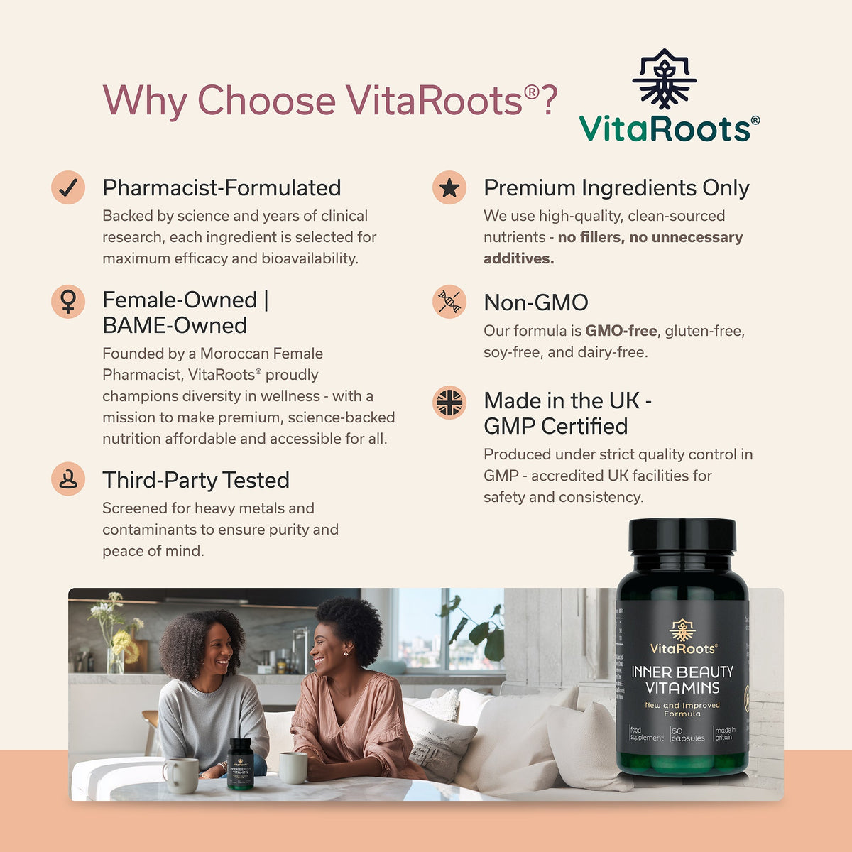 Vitaroots Inner Beauty Multivitamin Capsules