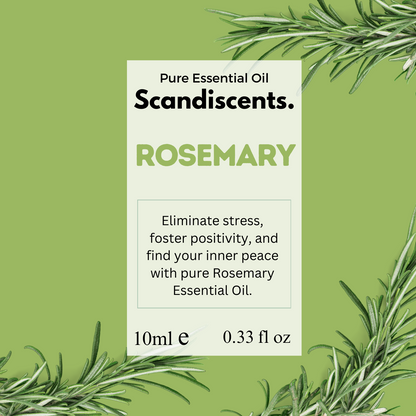 Scandiscents Rosemary Essential Oil – Pure & Natural Aromatherapy Oil
