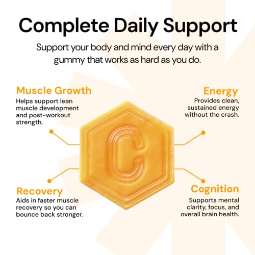 Create Creatine Monohydrate Gummies 1.5g | Vegan Anti-Melt Orange