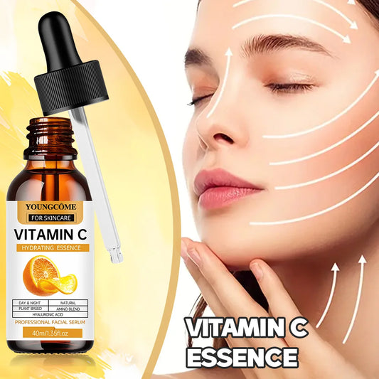 Suero hidratante con vitamina C - Esencia facial coreana para el cuidado de la piel