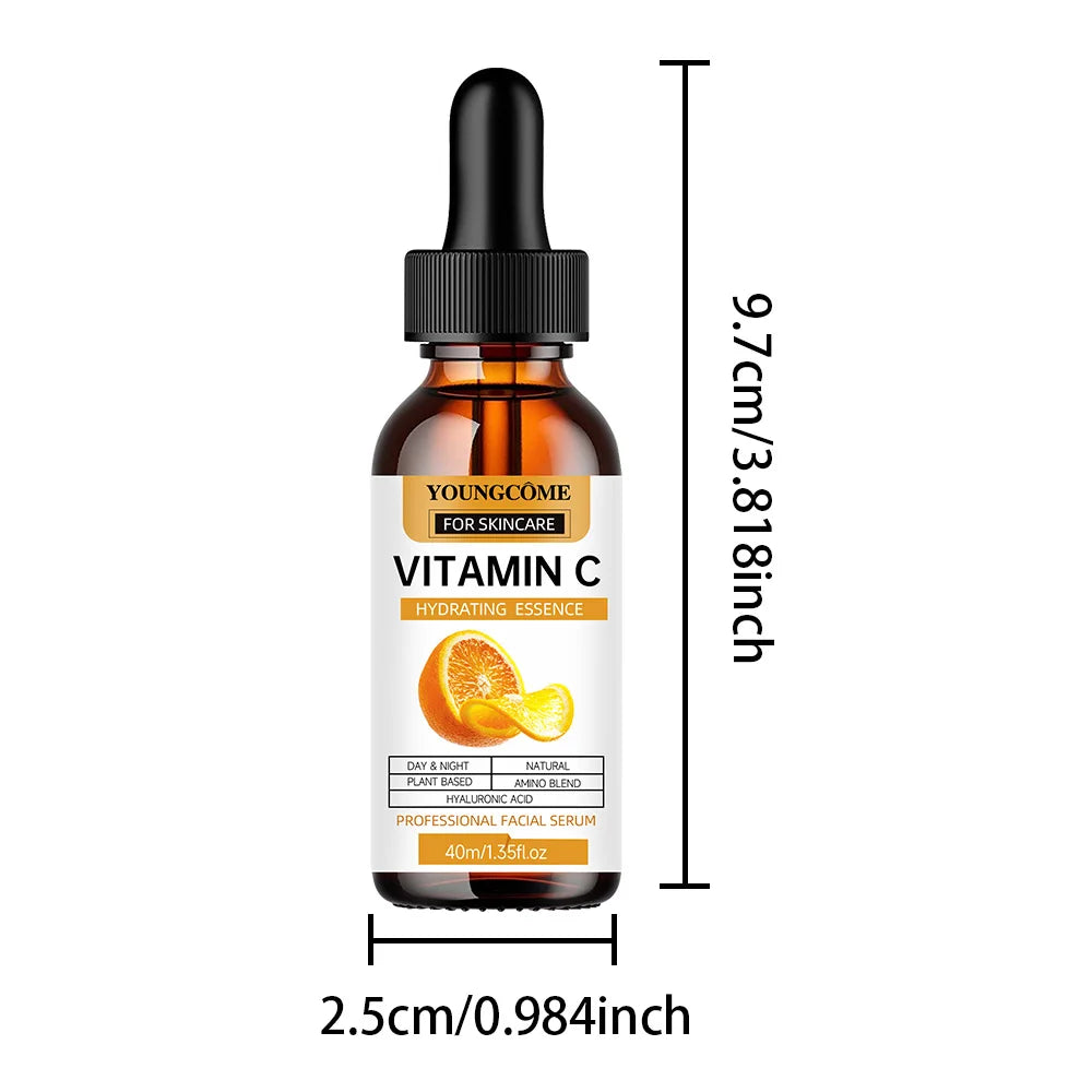 Suero hidratante con vitamina C - Esencia facial coreana para el cuidado de la piel