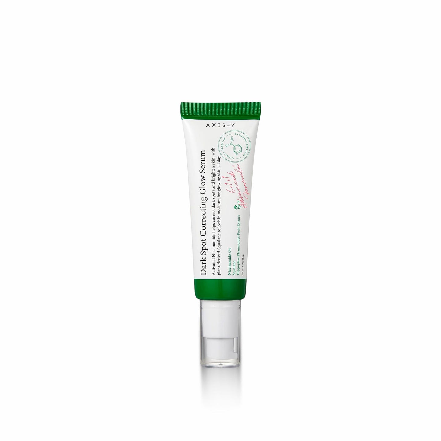 Tube of Axis-V Dark Spot Correcting Glow Serum on a white background