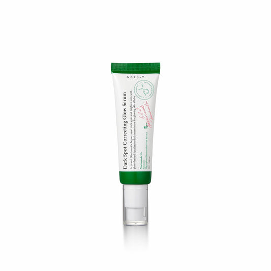 Tube of Axis-V Dark Spot Correcting Glow Serum on a white background