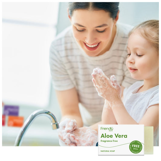 Friendly Soap Aloe Vera Natural Soap Bar — Fragrance-Free