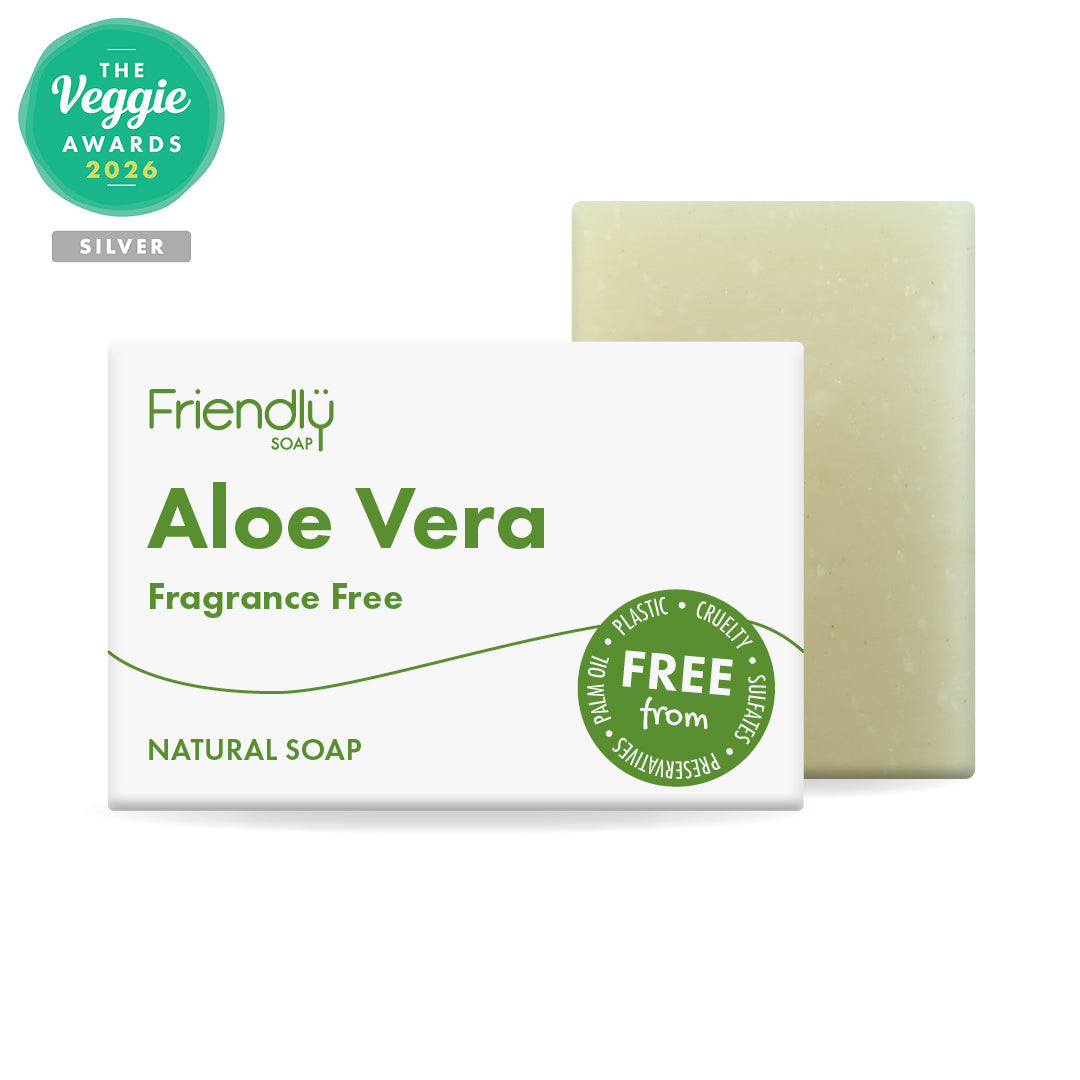 Friendly Soap Aloe Vera Natural Soap Bar — Fragrance-Free