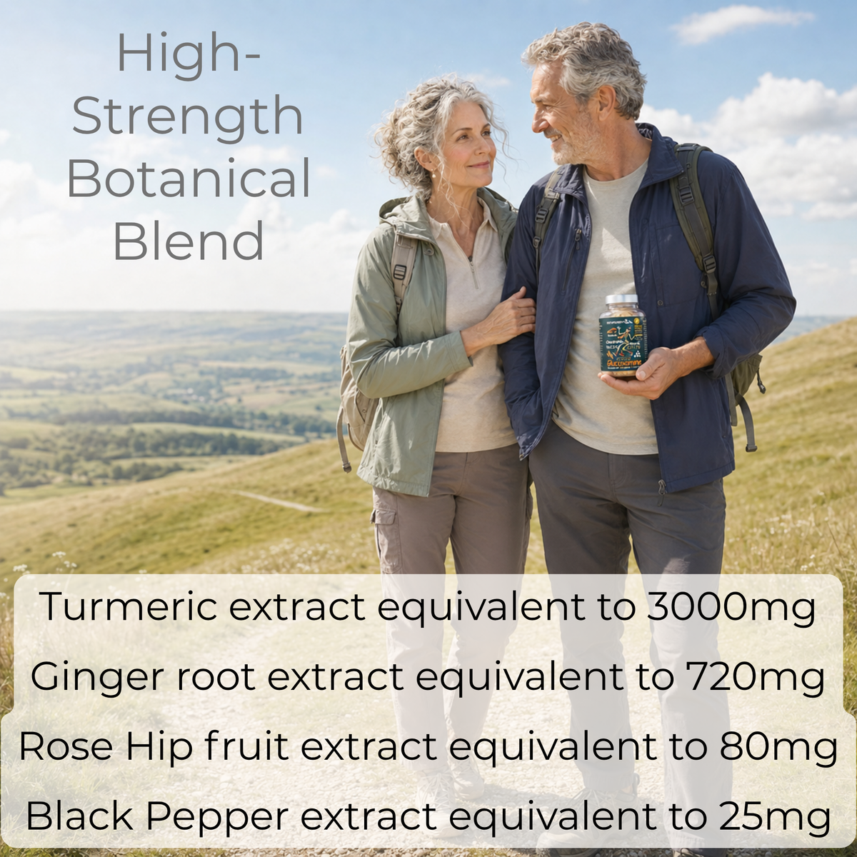 Dietapplements Glucosamine, Chondroitin & Turmeric