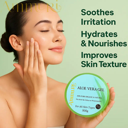Ammuri Organic Aloe Vera Gel 300g — Face, Body & Hair