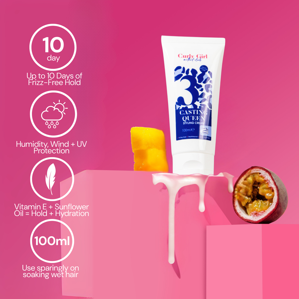 Curly Girl Method Club Casting Queen Curl Styling Cream