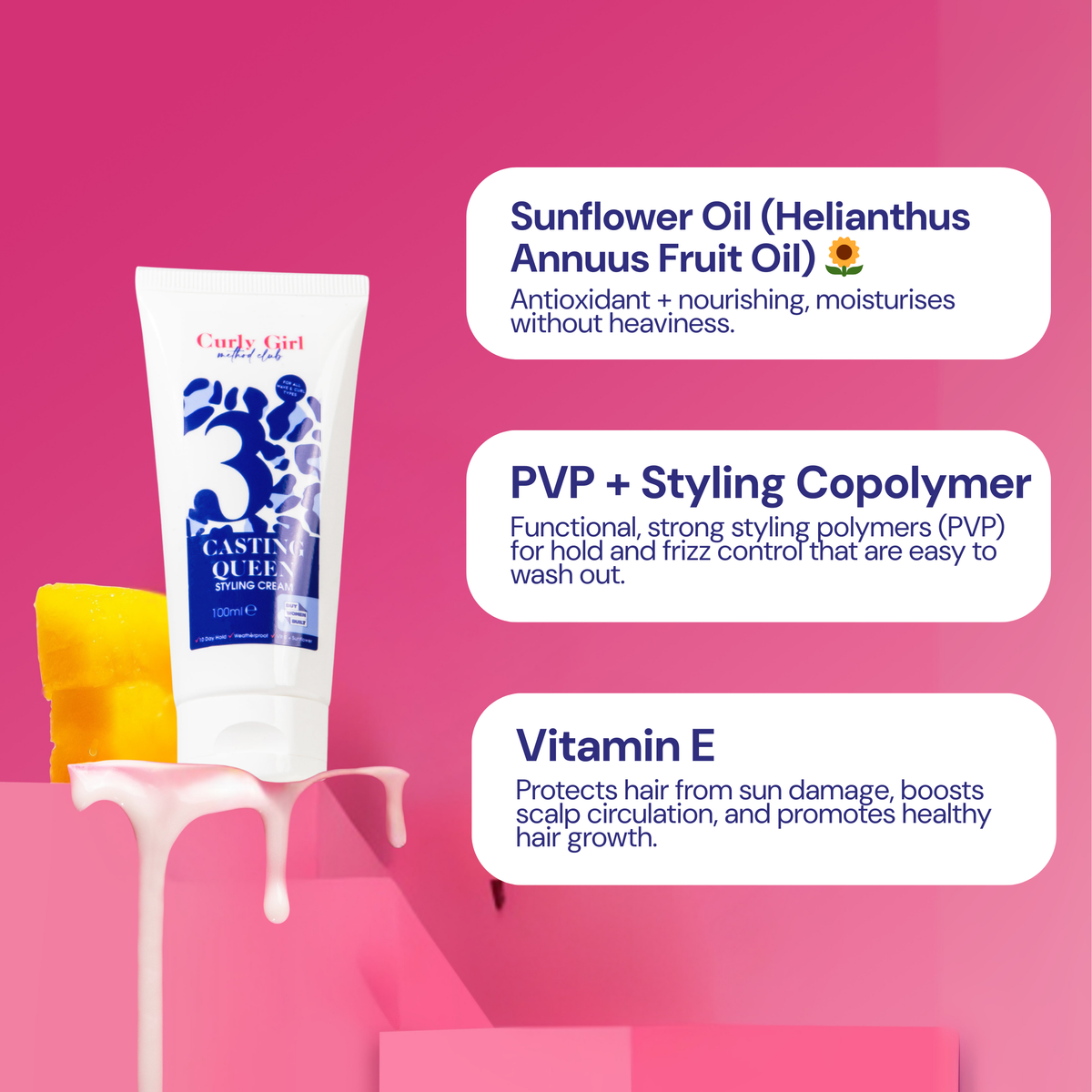 Curly Girl Method Club Casting Queen Curl Styling Cream