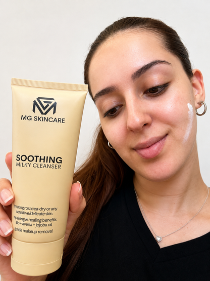 MG Skincare Soothing Milky Face & Eye Cleanser