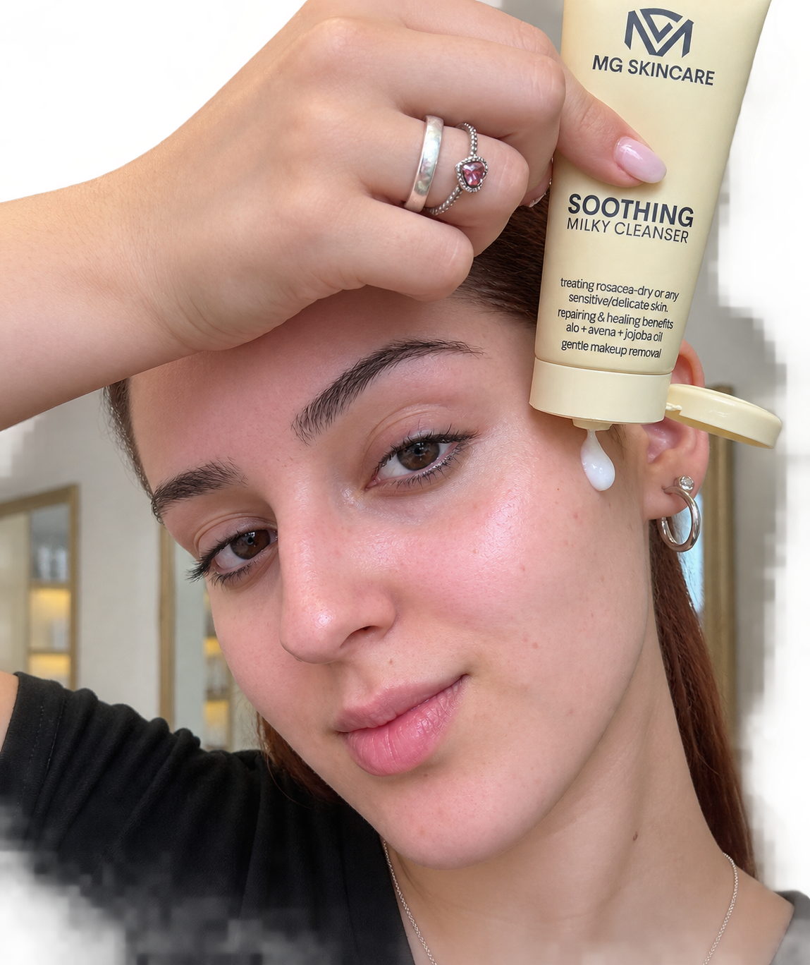 MG Skincare Soothing Milky Face & Eye Cleanser