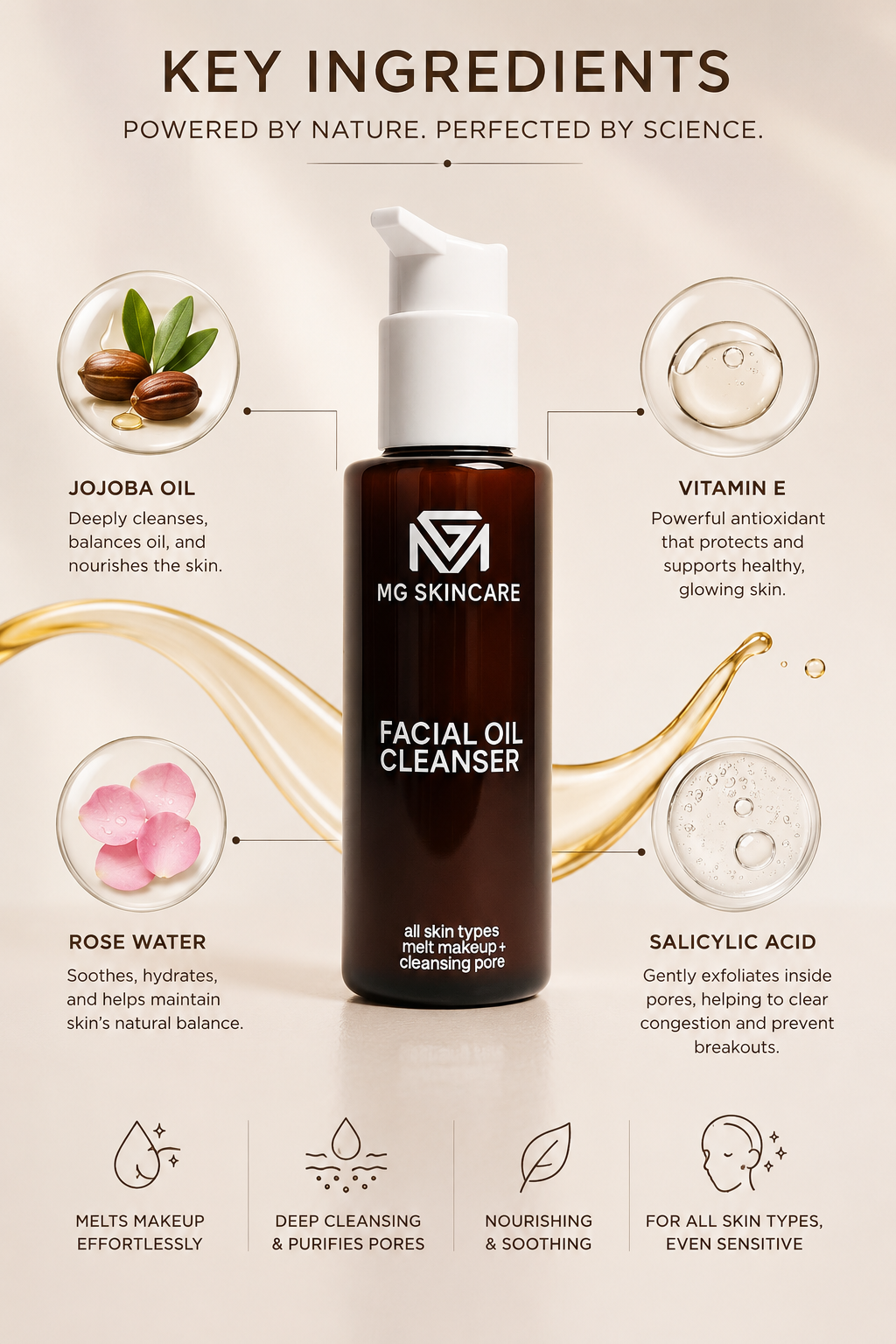 MG Skincare Botanical Facial Oil Cleanser