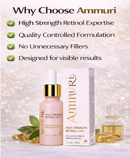Ammuri Retinol Serum with Hyaluronic Acid 30ml