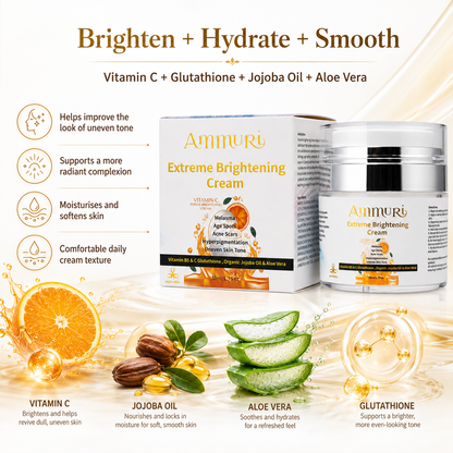Ammuri Vitamin C & Glutathione Brightening Cream
