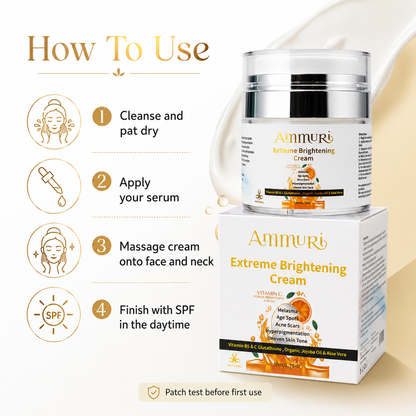 Ammuri Vitamin C & Glutathione Brightening Cream