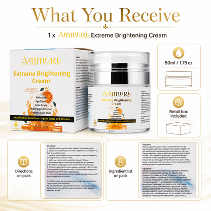 Ammuri Vitamin C & Glutathione Brightening Cream