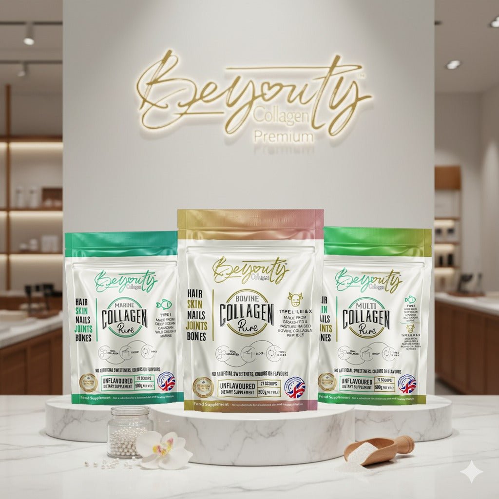 BeYouty Bovine & Marine Collagen Powder, 550g