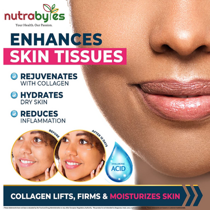 Ultimate Marine Collagen Capsules | Hyaluronic Acid, Vitamin C & Retinyl Acetate | 60 Capsules | 1-Month Supply