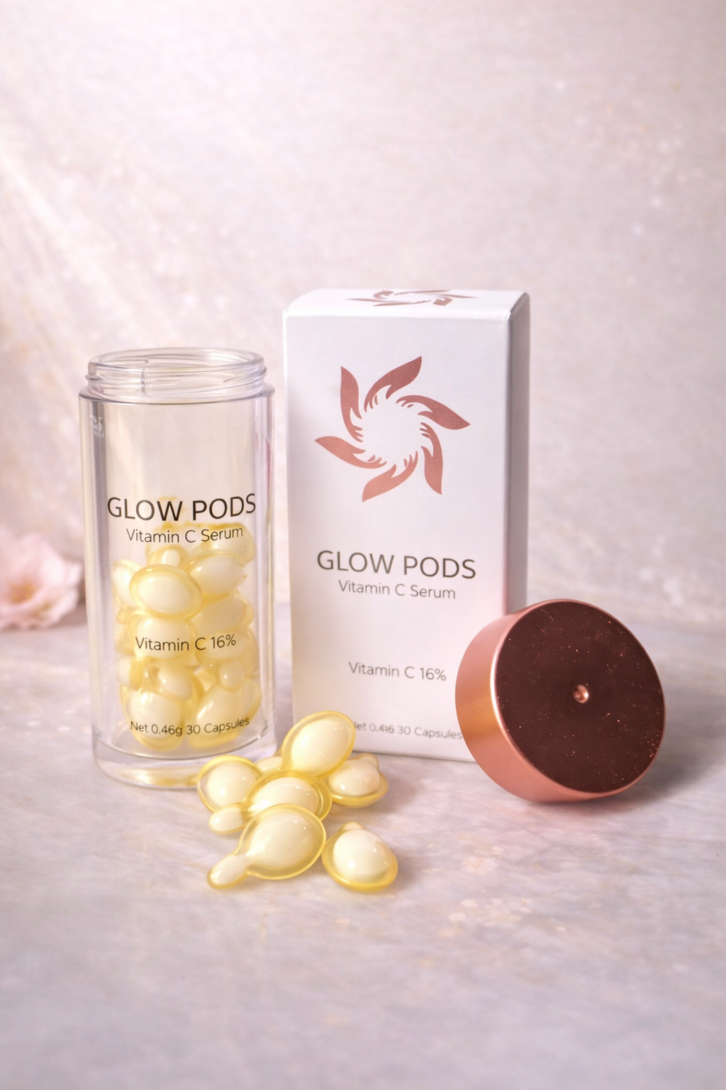 Aucora Glow Pods Vitamin C Serum Capsules