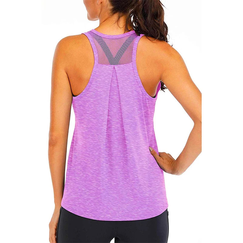 Professional Yoga Shirt for Women - Loose Fitting, Quick-Drying