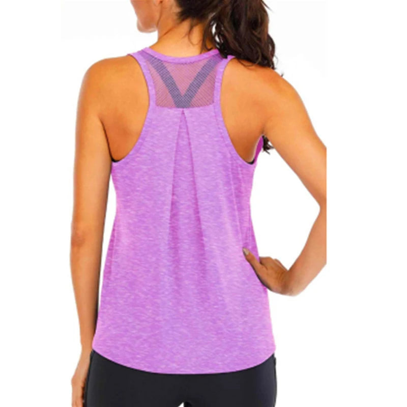 Professional Yoga Shirt for Women - Loose Fitting, Quick-Drying