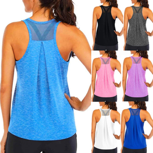 Camiseta de yoga profesional para mujer: holgada y de secado rápido