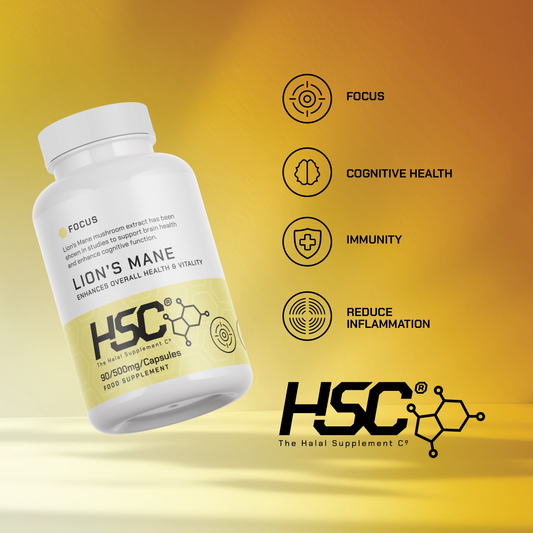 Lion's Mane Mushroom Capsules 500mg