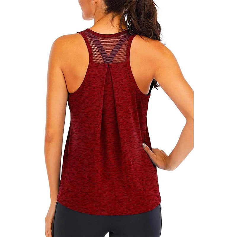Professional Yoga Shirt for Women - Loose Fitting, Quick-Drying