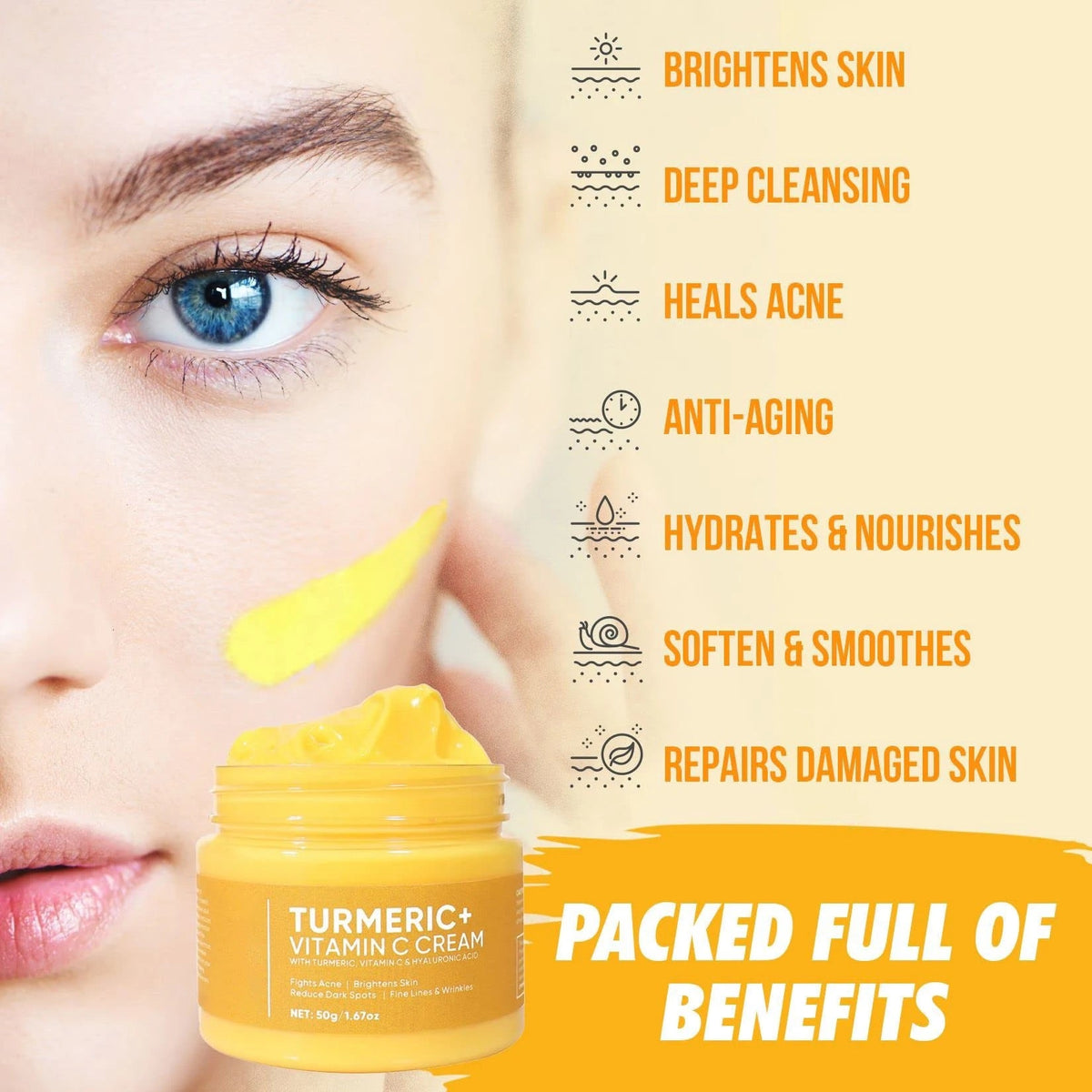 Preciousvita Turmeric & Vitamin C Face Cream