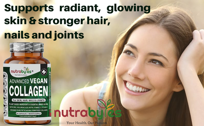 Advanced Vegan Collagen | Plant-Based Formula with Essential Amino Acids | 90 Capsules | 1-Month Supply