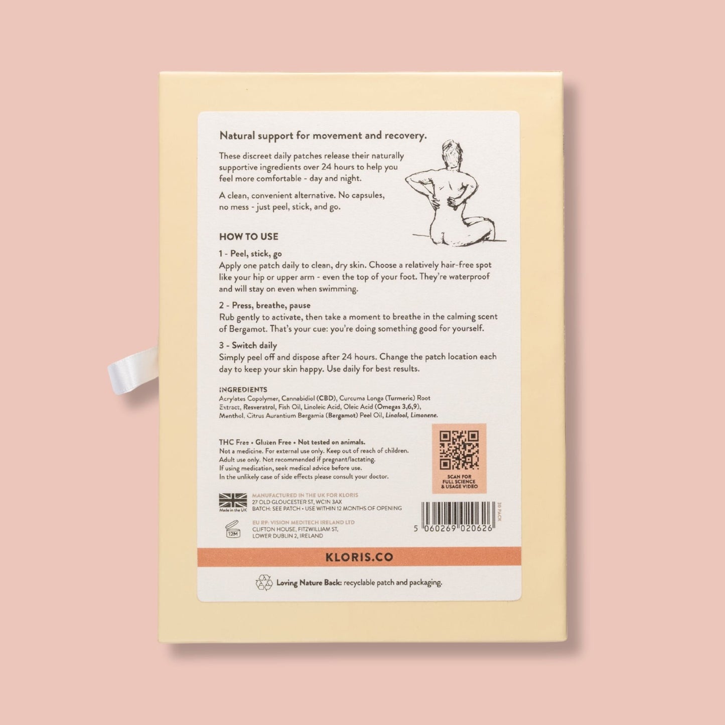 KLORIS Muscle & Joint CBD Patches