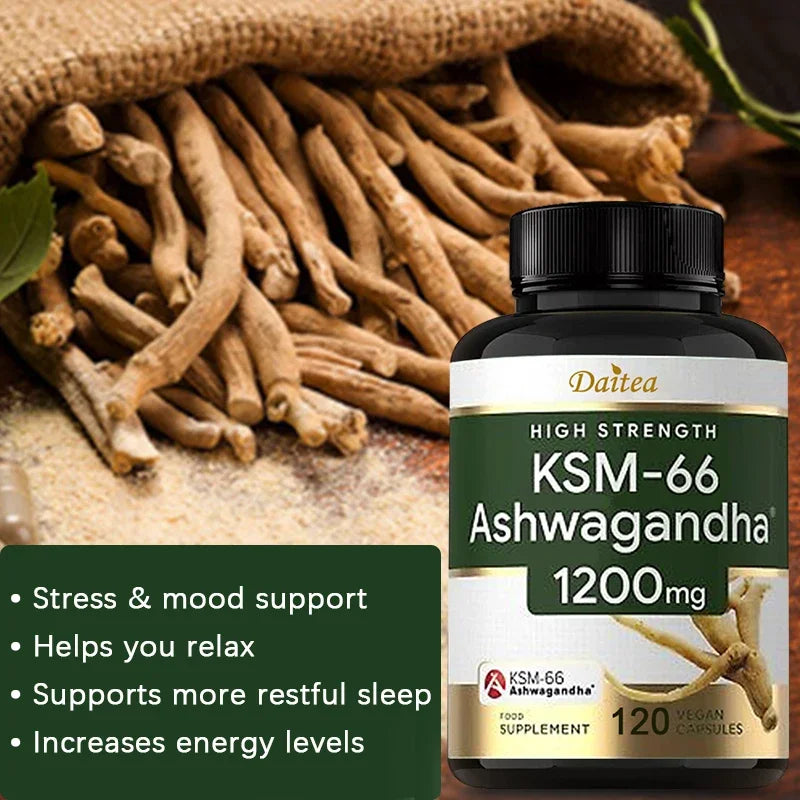 KSM-66 Ashwagandha Extract Capsules 1200mg