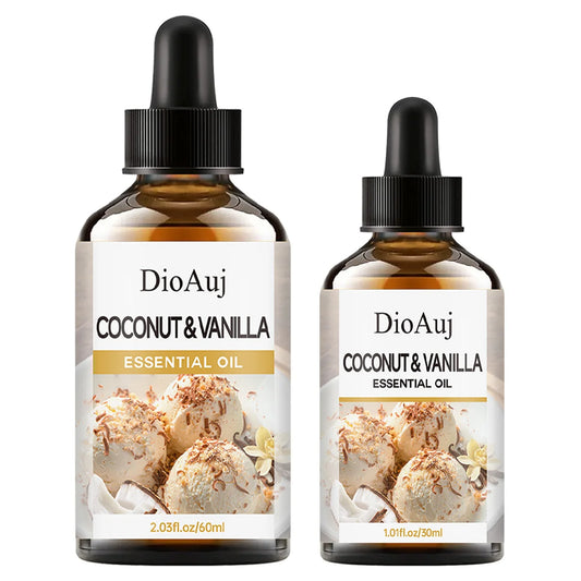 Aceite esencial de coco y vainilla DioAuj: aceite vegetal multiusos