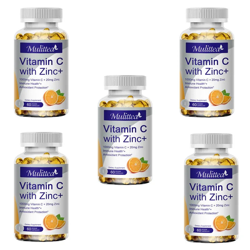 Vitamin C & Zinc Capsules - Dual Nutrient Formula