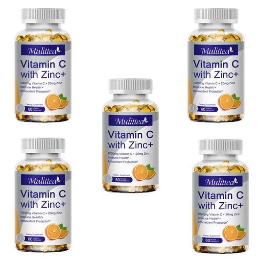 Vitamin C & Zinc Capsules - Dual Nutrient Formula