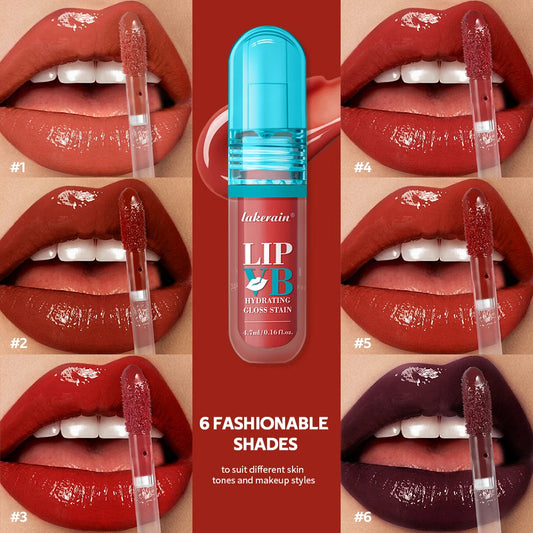 Brillo labial hidratante con vitamina B - Maquillaje Glossy Lip Glaze