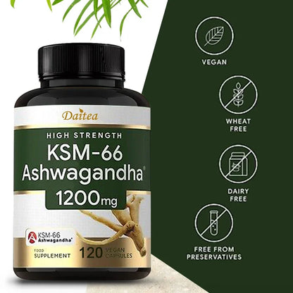 KSM-66 Ashwagandha Extract Capsules 1200mg