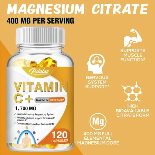 Vitamin C 1700mg with D3 Zinc Elderberry Ginger - multi-nutrient formula
