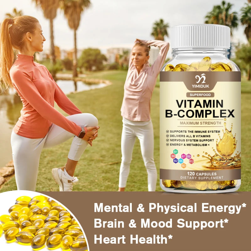 Vitaminas del complejo B - 60 cápsulas