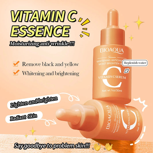 Sérum BIOAQUA con vitamina C, retinol y ácido hialurónico | Esencia facial premium