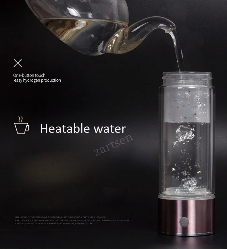 Ionizador de agua alcalina - Recargable por USB