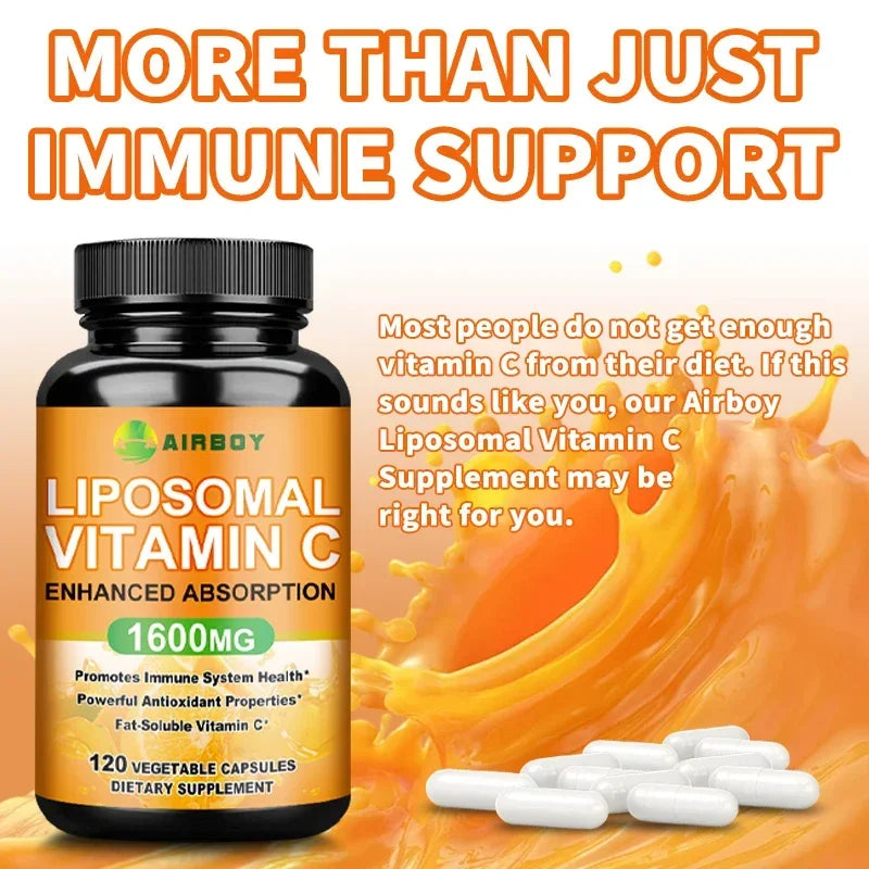 Cápsulas de vitamina C liposomal - 30 unidades