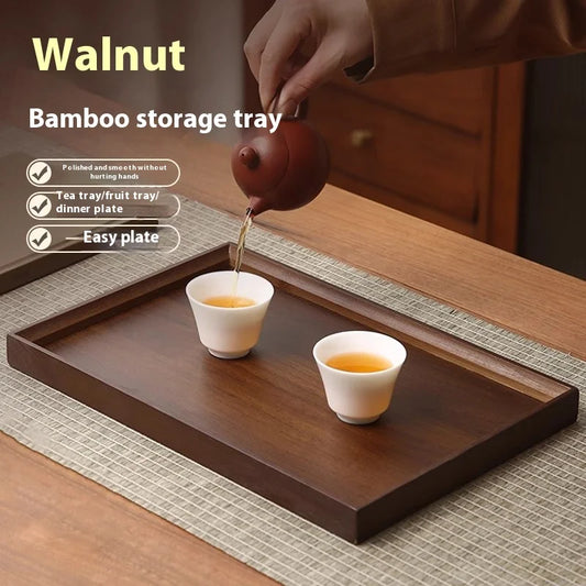 Bandeja de té de bambú - Bandeja para servir