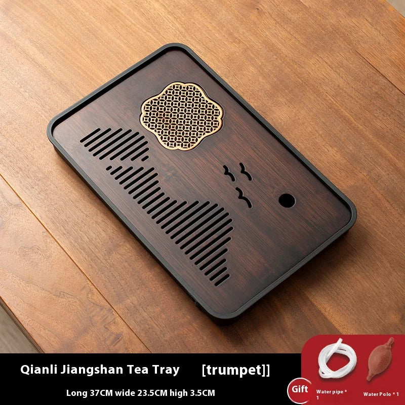 Bandeja de té Gianxi: plataforma de bambú premium para preparar té