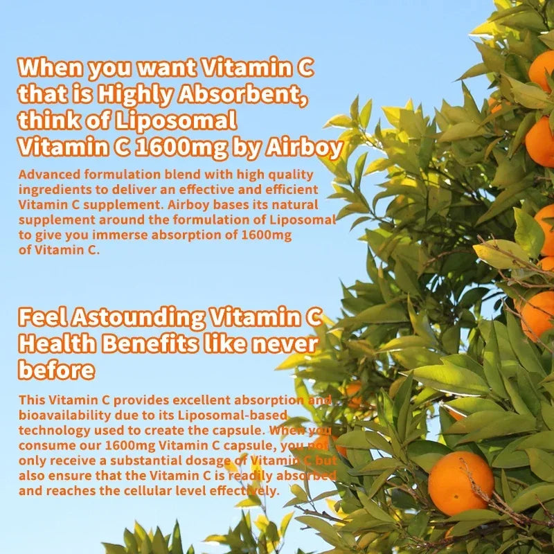 Cápsulas de vitamina C liposomal - 30 unidades