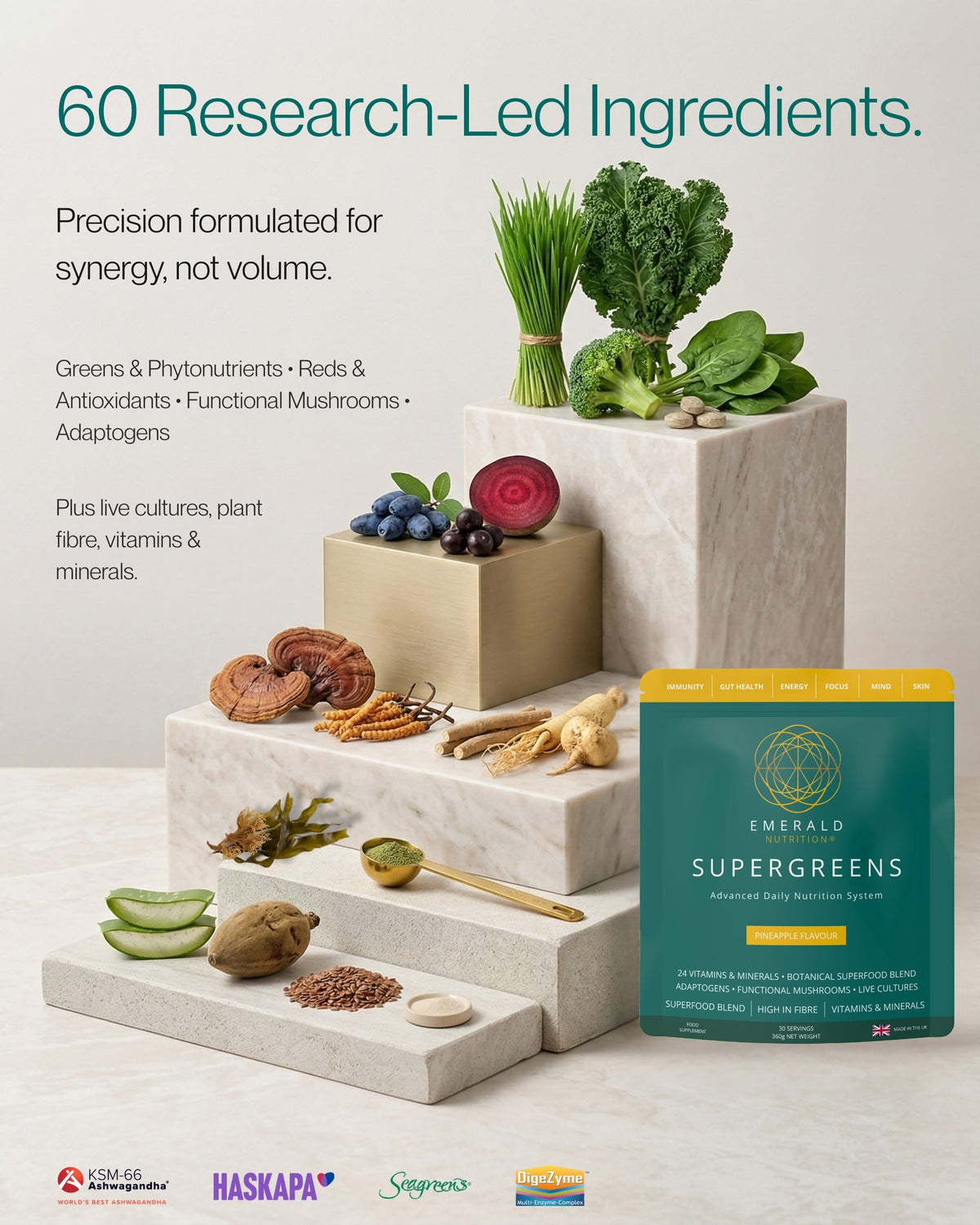 Emerald Nutrition Supergreens Powder